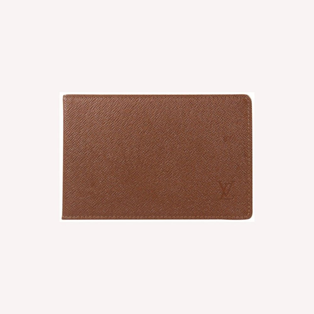 Louis Vuitton Brown ID Holder Card Wallet Insert 1LZ1104